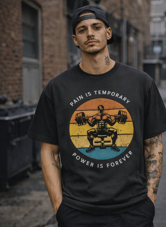 Men Oversized T-Shirt-Gym Freak